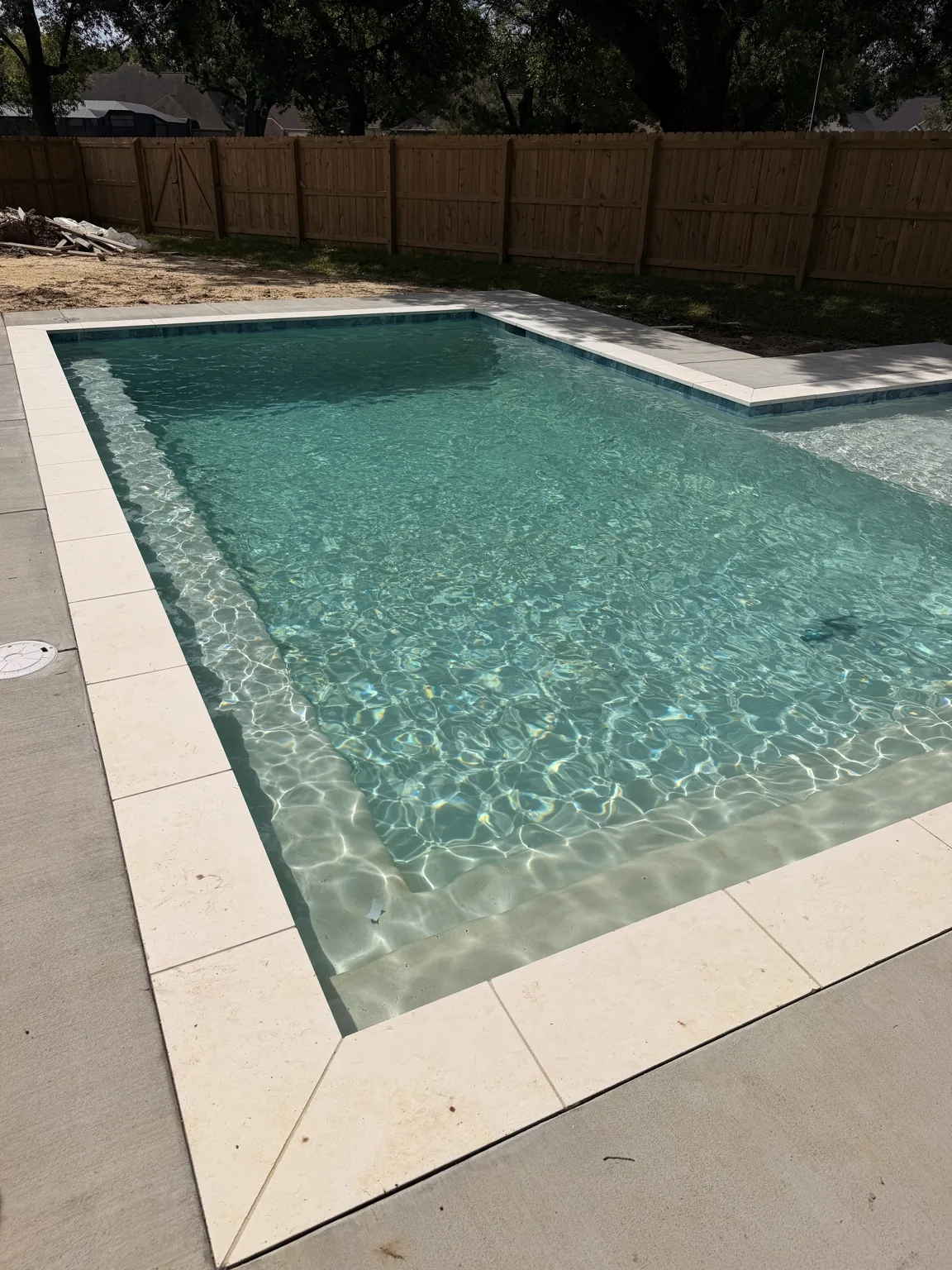New construction pool start-up
