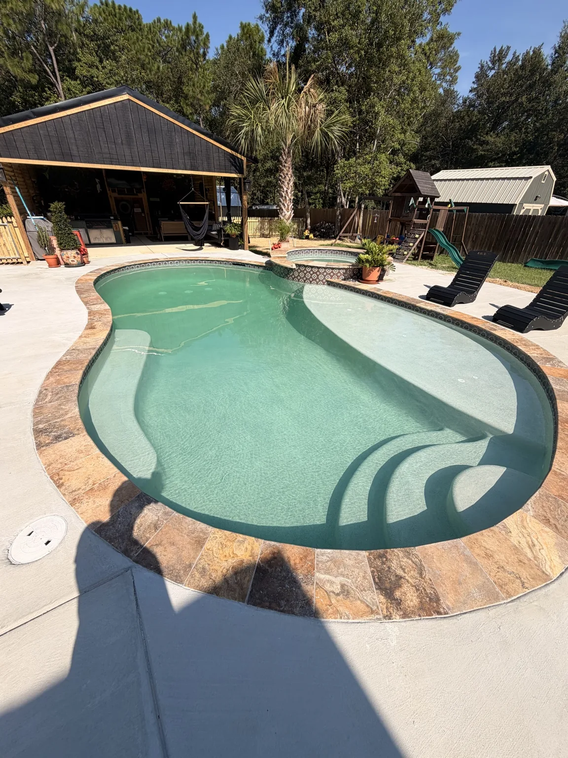 Freeform pool and spa start-up